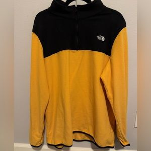 The North Face Yellow Fleece Quarter Zip